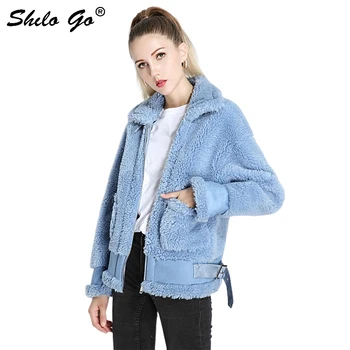 Fur Coat Blue Moto Turn Down Collar Drop Shoulder Warm Lamb Fur Jacket Coats Women Winter Casual Buckle Belted Pocket Outwear
Fur Coat Blue Moto Turn Down Collar Drop Shoulder Warm Lamb Fur Jacket Coats Women Winter Casual Buckle Belted Pocket Outwear