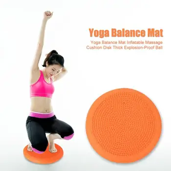 Inflatable Yoga Massage Ball Pad Universal Cushion Balance Plate Sports Gym Fitness Yoga Balance Mat Training Device
Inflatable Yoga Massage Ball Pad Universal Cushion Balance Plate Sports Gym Fitness Yoga Balance Mat Training Device