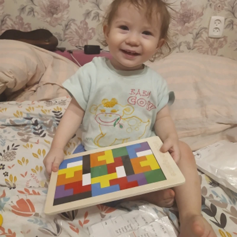 Wooden Toys 3d Puzzle Colorful Tangram Math Tetris Game Children Pre-school Magination Intellectual Educational Toy For Kids
Wooden Toys 3d Puzzle Colorful Tangram Math Tetris Game Children Pre-school Magination Intellectual Educational Toy For Kids
