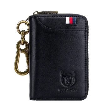 Bullcaptain Leather Men&Women Key Wallet Unisex Rfid Blocking Business Key Case Fashion Card Holder Coin Purse Key Case Black
Bullcaptain Leather Men&Women Key Wallet Unisex Rfid Blocking Business Key Case Fashion Card Holder Coin Purse Key Case Black