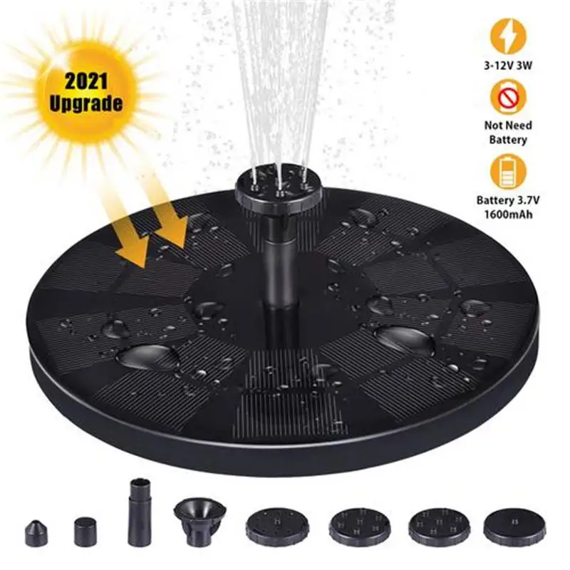 Solar Fountain Floating Garden Fountain For Decor Pool Pond Bird Bath Solar Panel Powered Waterfall Water Pump Garden Decoration
Solar Fountain Floating Garden Fountain For Decor Pool Pond Bird Bath Solar Panel Powered Waterfall Water Pump Garden Decoration