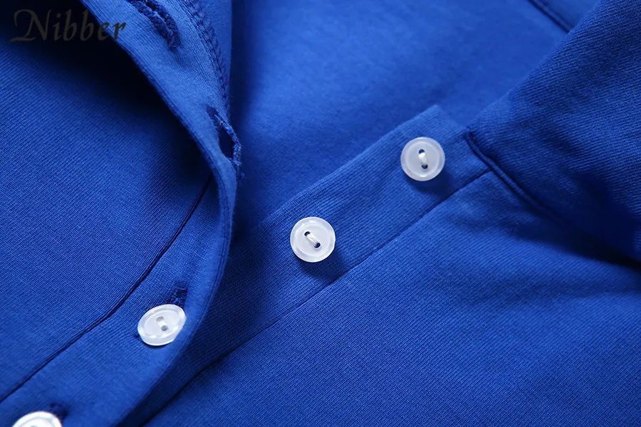 Nibber cotton Lapel Elastic Slim Soft High waist dresses Solid color casual simple girl College style sweet 2020 Spring femal