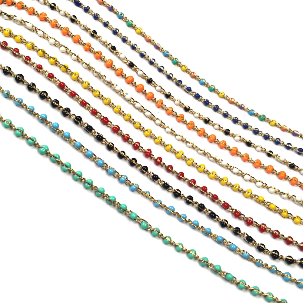 2020 Dripping handmade copper chain Beads Chains for Jewelry Handmade Making DIY Necklace Bracelet Accessories length 1m
2020 Dripping handmade copper chain Beads Chains for Jewelry Handmade Making DIY Necklace Bracelet Accessories length 1m