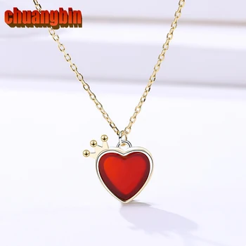 Genuine S925 Sterling Silver Jewelry Female Korean Version Wild Crown Love Heart Necklace Romantic Heart Necklace
Genuine S925 Sterling Silver Jewelry Female Korean Version Wild Crown Love Heart Necklace Romantic Heart Necklace