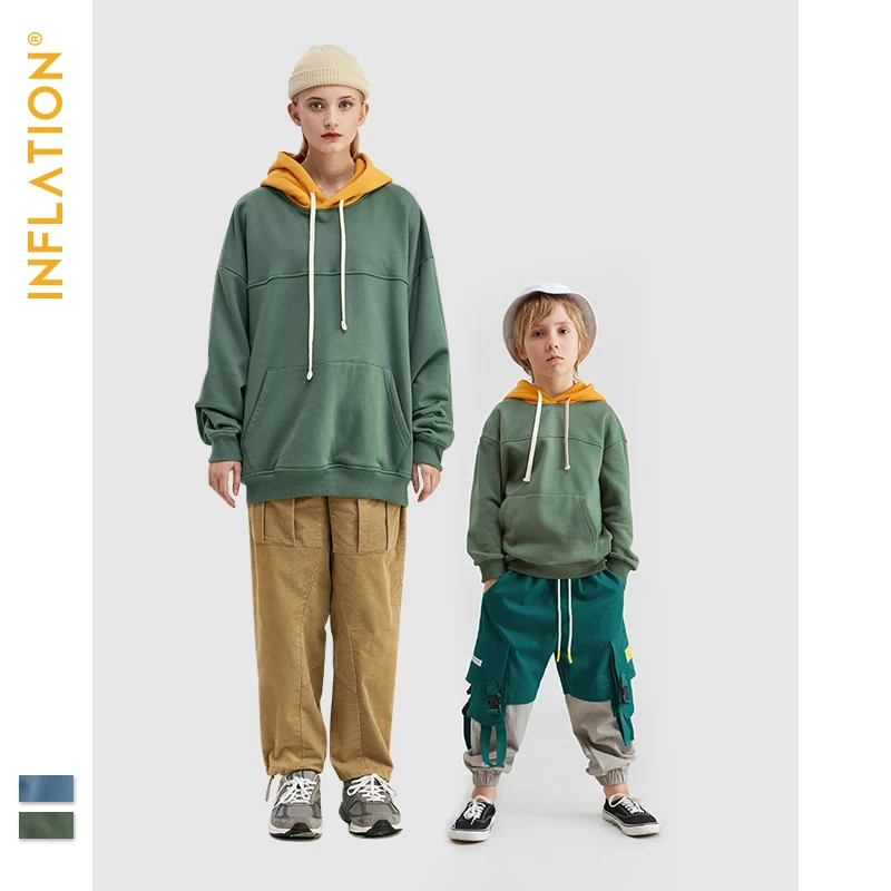 INFLATION Matching Family Outfits Kids Hoodies Family Look Hoodies Oversized Streetwear Family Hoodies Father Son Clothes 
INFLATION Matching Family Outfits Kids Hoodies Family Look Hoodies Oversized Streetwear Family Hoodies Father Son Clothes