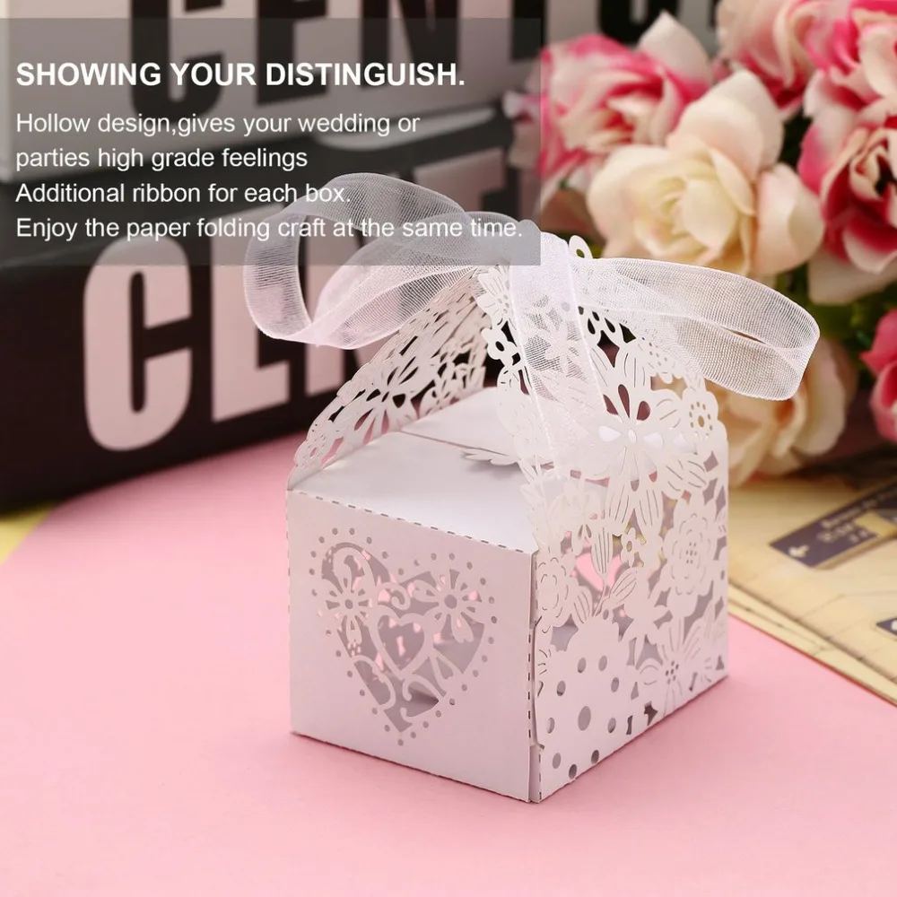 20pcs/lot wedding candy box paper gift cupcake boxes for