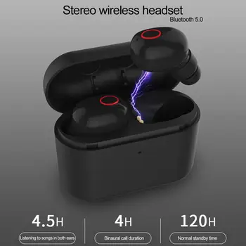 Portable Ear Buds Wireless Stereo Music Earpiece Bluetooth 5.0 Earphones With Charger Box 
Portable Ear Buds Wireless Stereo Music Earpiece Bluetooth 5.0 Earphones With Charger Box