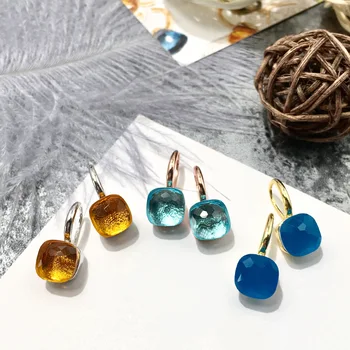 Brand Classic Crystal Drop Earrings for Women Trendy Gold Metal Colorful Crystal Party Earring Luxury crystal Earrings 
Brand Classic Crystal Drop Earrings for Women Trendy Gold Metal Colorful Crystal Party Earring Luxury crystal Earrings