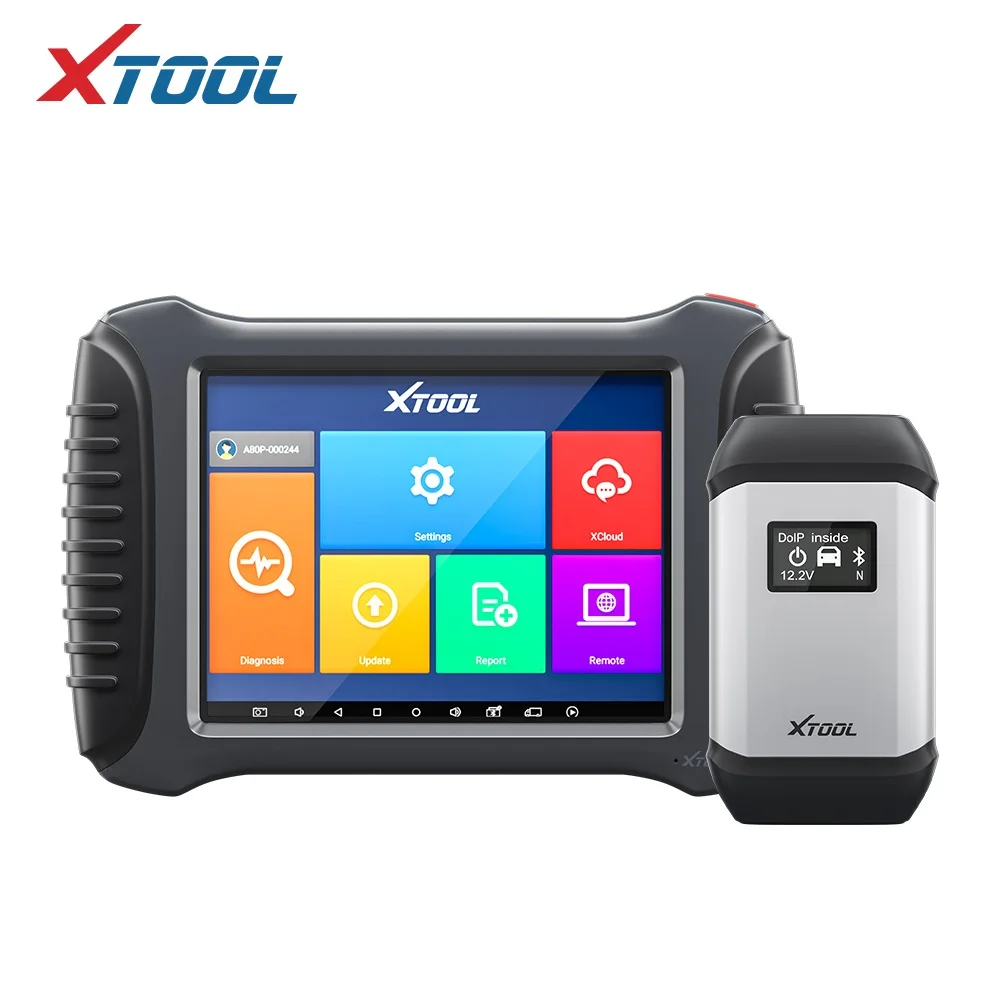 XTOOL A80 PRO Full system Diagnostic tool Auto key programmer ECU coding odometer adjustment OBD2 EEPROM Adapter Free update NEW
XTOOL A80 PRO Full system Diagnostic tool Auto key programmer ECU coding odometer adjustment OBD2 EEPROM Adapter Free update NEW