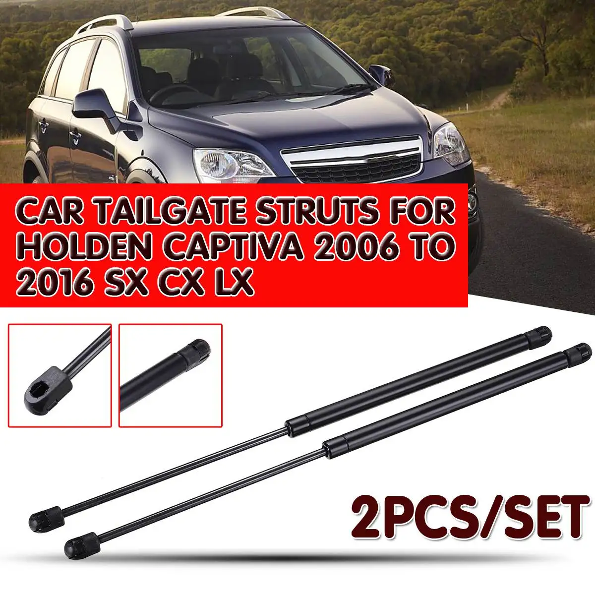 2PCS Black Car Rear Tailgate Boot Gas Lift Support Struts Bar For Holden Captiva 2006 to 2016 SX CX LX
2PCS Black Car Rear Tailgate Boot Gas Lift Support Struts Bar For Holden Captiva 2006 to 2016 SX CX LX