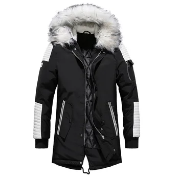 Vogue Men Parka Cotton Thick Jacket Nice Winter New Warm Fashion Fleece Jackets Coats Fur Collar Men's Parkas Long Outwear
Vogue Men Parka Cotton Thick Jacket Nice Winter New Warm Fashion Fleece Jackets Coats Fur Collar Men's Parkas Long Outwear
