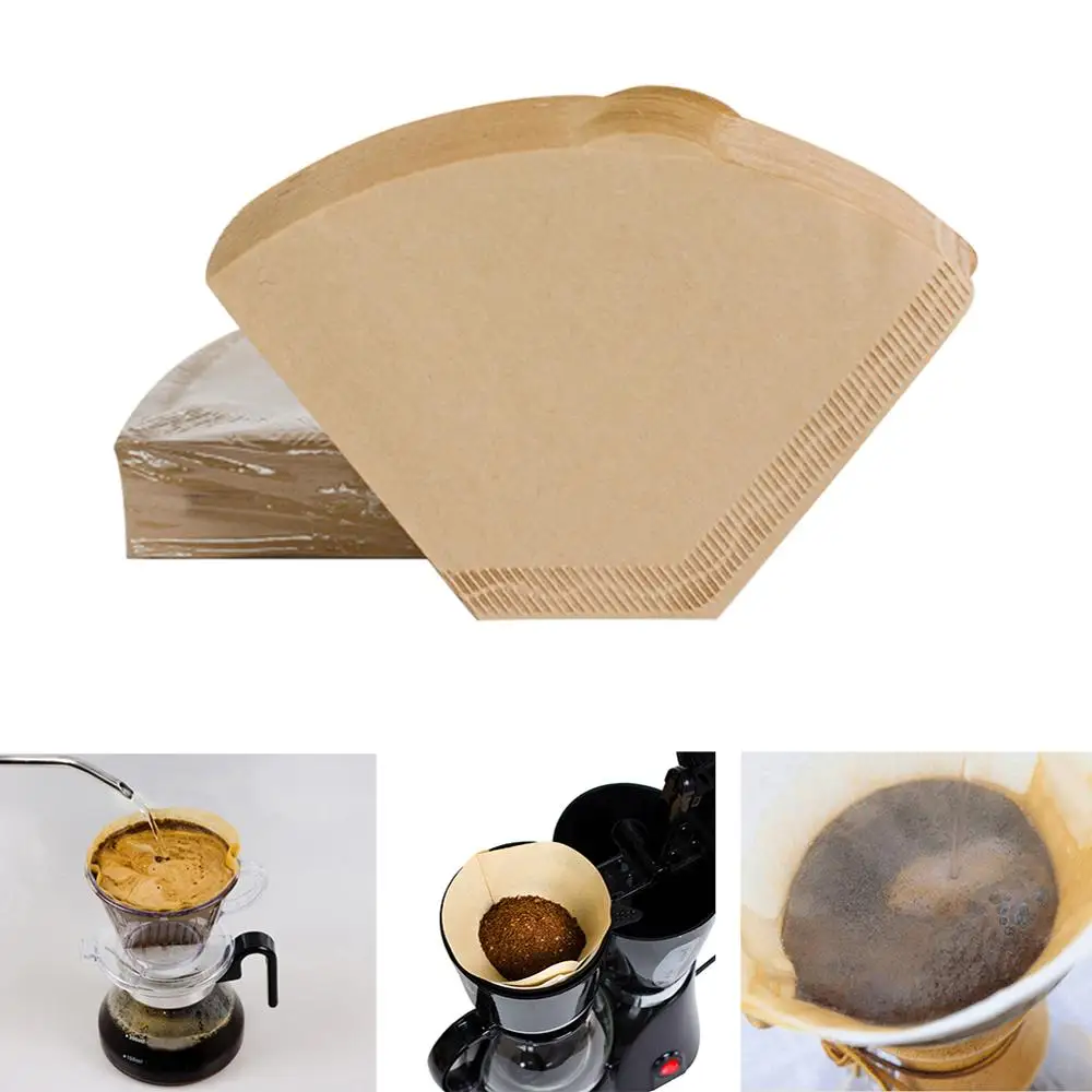 100pcs Coffee Filter Papers Unbleached Original Wooden Drip Paper Cone Shape Espresso Coffee Brew Kitchen Accessories Tool
100pcs Coffee Filter Papers Unbleached Original Wooden Drip Paper Cone Shape Espresso Coffee Brew Kitchen Accessories Tool