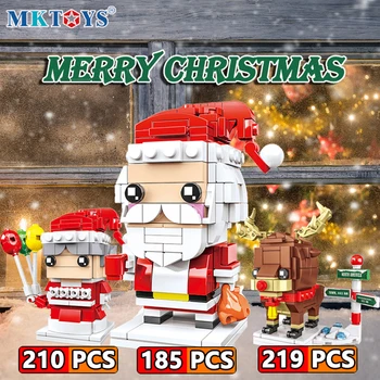 Merry Christmas Santa Claus 3D Model Building Blocks Elk Snowman Figures DIY Mini Bricks Educational Toys For Children Gift
Merry Christmas Santa Claus 3D Model Building Blocks Elk Snowman Figures DIY Mini Bricks Educational Toys For Children Gift
