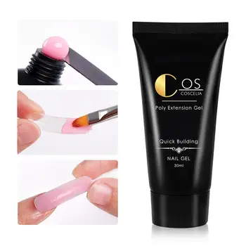 COSCELIA 30ML Poly Extension Nail Gel Acrylic Gel Quick Building Pink White Clear Crystal Color UV LED Lamp Slice Brush Nail Art
COSCELIA 30ML Poly Extension Nail Gel Acrylic Gel Quick Building Pink White Clear Crystal Color UV LED Lamp Slice Brush Nail Art