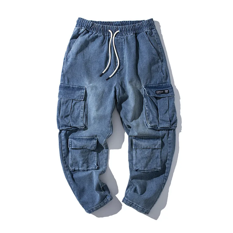 Panda Stock 2020 Spring New Style Multi-pockets Workwear Casual Long Pants Men's Retro Washing Jeans Men's Trousers
Panda Stock 2020 Spring New Style Multi-pockets Workwear Casual Long Pants Men's Retro Washing Jeans Men's Trousers