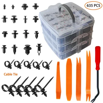 Mayitr 635pcs 16 Type 3-layer Plastic Boxed Screw Buckles Car Bumper Repair Tools Kit For Auto Bumper Repair Panel Remover
Mayitr 635pcs 16 Type 3-layer Plastic Boxed Screw Buckles Car Bumper Repair Tools Kit For Auto Bumper Repair Panel Remover