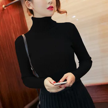 Sweaters women invierno 2019 Women Knitted Pullover Sweaters Turtleneck Long Sleeve Solid Slim maglioni donna winter clothes 
Sweaters women invierno 2019 Women Knitted Pullover Sweaters Turtleneck Long Sleeve Solid Slim maglioni donna winter clothes