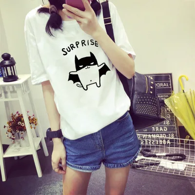 Summer South Korea New Style Women's Short-sleeve T-shirt for Women Base Shirt Loose-Fit Students WOMEN'S Dress Clothes Students
Summer South Korea New Style Women's Short-sleeve T-shirt for Women Base Shirt Loose-Fit Students WOMEN'S Dress Clothes Students