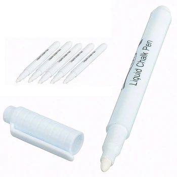 

White Liquid Erasable Chalk Marker Pen For Glass Windows Chalkboard Blackboard Office School Supplies Markers Teaching Tools