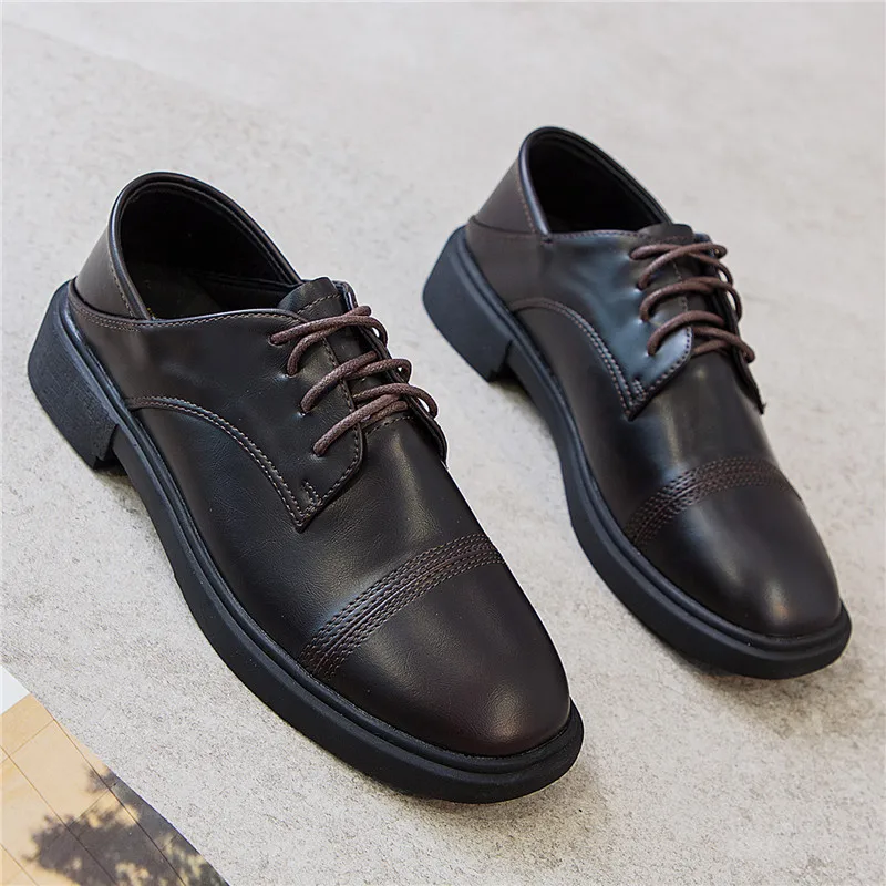 2020 Spring New Style WOMEN'S Shoes England College Style Retro Small Leather Shoes Women's Spring round-Toe Semi-high Heeled La
2020 Spring New Style WOMEN'S Shoes England College Style Retro Small Leather Shoes Women's Spring round-Toe Semi-high Heeled La