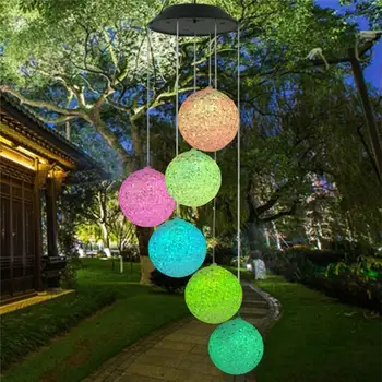 Crystal Ball Creative Fashion Wind Bell Light Wind Chime Light Solar Lights Spinner Home Outdoor Garden Waterproof
Crystal Ball Creative Fashion Wind Bell Light Wind Chime Light Solar Lights Spinner Home Outdoor Garden Waterproof