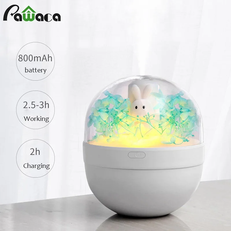 Sweet Rabbit Humidifier 7 Color Night Light Aroma Essential Oil Diffuser Built- in Battery USB Rechargeable For Home Office Car
Sweet Rabbit Humidifier 7 Color Night Light Aroma Essential Oil Diffuser Built- in Battery USB Rechargeable For Home Office Car