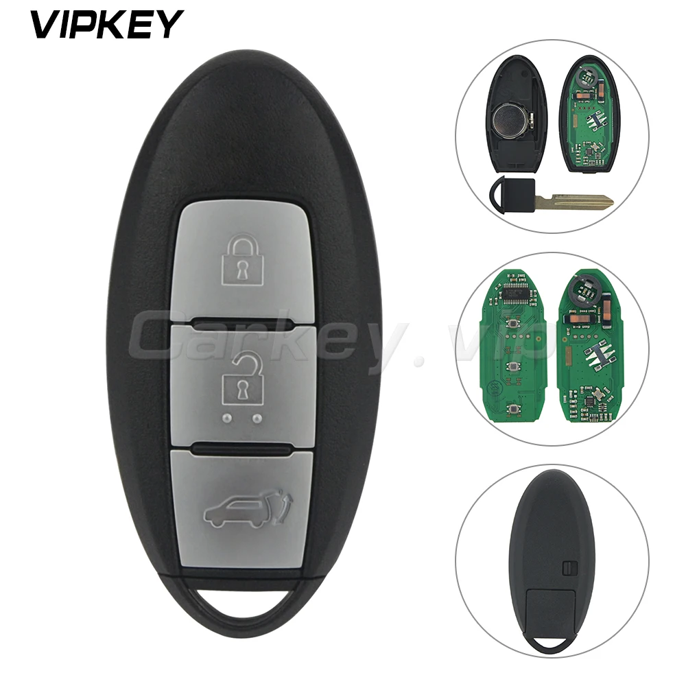 Smart key 3 button 433.9mhz S180144104 for Nissan Qashqai X-Trail SUV key for Nissan keyless entry key remtekey
Smart key 3 button 433.9mhz S180144104 for Nissan Qashqai X-Trail SUV key for Nissan keyless entry key remtekey