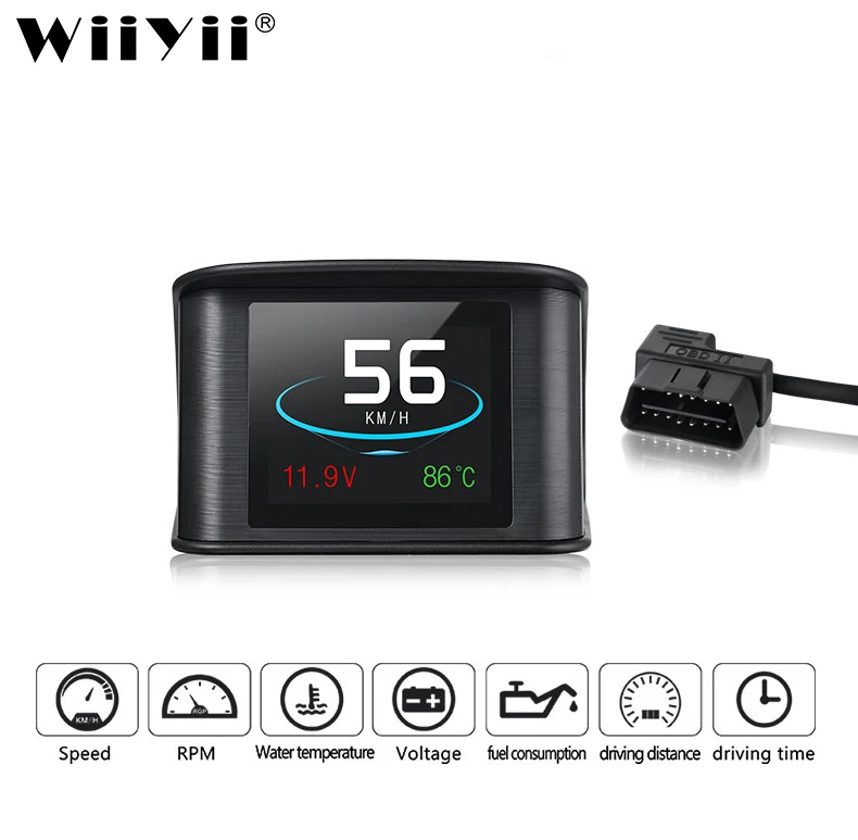 T600 GPS OBD2 Car Head Up Display Computer Speedometer Display Fuel Consumption Temperature Gauge Diagnostic Tool Security Alarm
T600 GPS OBD2 Car Head Up Display Computer Speedometer Display Fuel Consumption Temperature Gauge Diagnostic Tool Security Alarm