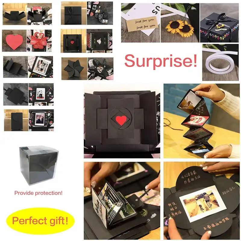 diy surprise love explosion box gift explosion for anniversary