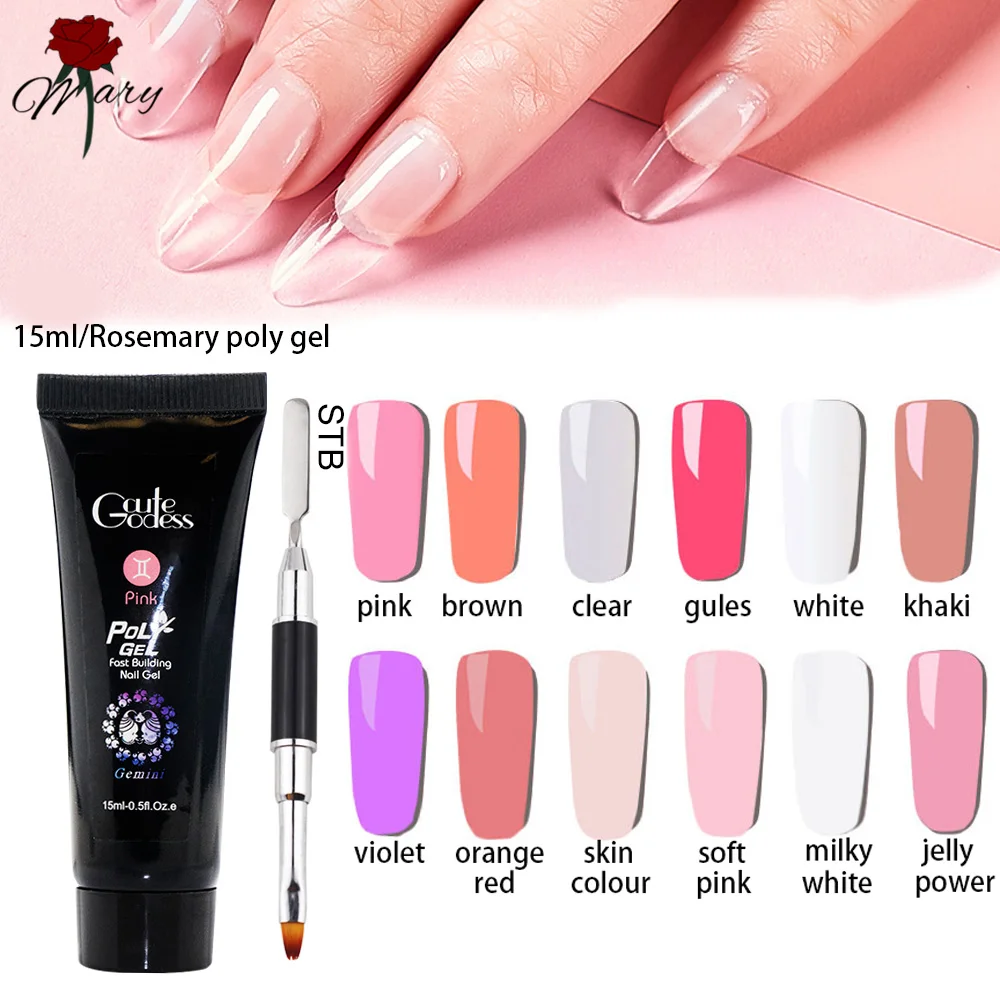 Rosemary Poly Gel Set 15ml 12colors Quick Building Gel Nail Polish Poly Extension Nail Gel Varnish Extentions Poligel Kit
Rosemary Poly Gel Set 15ml 12colors Quick Building Gel Nail Polish Poly Extension Nail Gel Varnish Extentions Poligel Kit