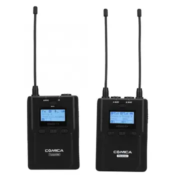 COMICA CVM-WM200C UHF96 1R1T 120m Wireless Microphone Transmitters Receiver Kit for DSLR Wireless Microphone Receiver
COMICA CVM-WM200C UHF96 1R1T 120m Wireless Microphone Transmitters Receiver Kit for DSLR Wireless Microphone Receiver