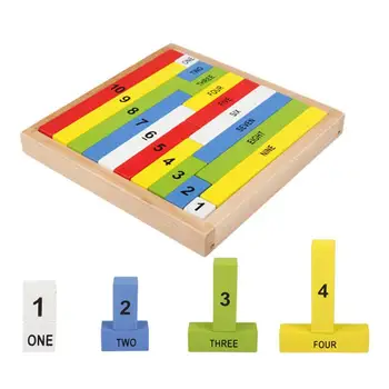 Wood Mathematics Assembled Building Blocks Toys Exercise Practical Ability Color Cognition Children Early Educational Toys
Wood Mathematics Assembled Building Blocks Toys Exercise Practical Ability Color Cognition Children Early Educational Toys