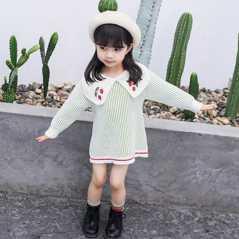 Girls Autumn And Winter Faux Mink Cashmere Pullover Sweater 2019 Women's Small CHILDREN'S Cartoon Cherry Fold-down Collar Sweet
Girls Autumn And Winter Faux Mink Cashmere Pullover Sweater 2019 Women's Small CHILDREN'S Cartoon Cherry Fold-down Collar Sweet