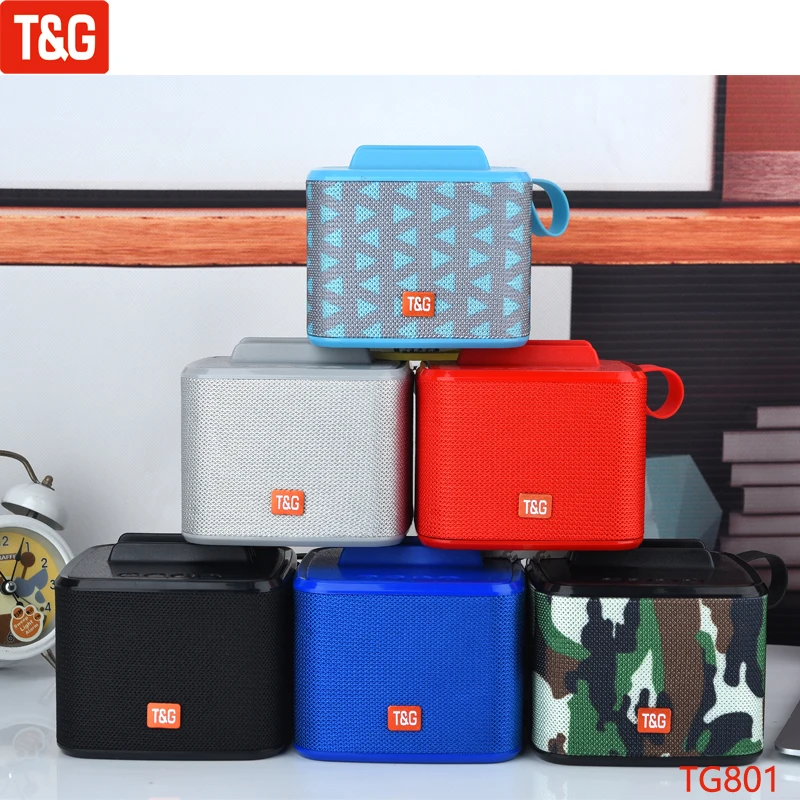 T&G TG801 New Portable Loudspeaker Wireless Speaker Bluetooth Stereo Subwoofer Handheld Speakers Phone Holder Support TF FM AUX
T&G TG801 New Portable Loudspeaker Wireless Speaker Bluetooth Stereo Subwoofer Handheld Speakers Phone Holder Support TF FM AUX