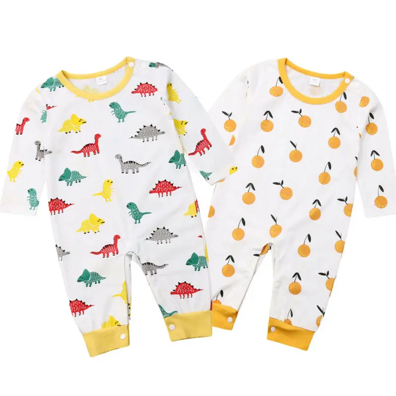 Newborn Baby Long Sleeve Pure Cotton Romper One-piece Dinosaur Cartoon Long Jumpsuits Clothes for Infants Boy Girl Autumn
Newborn Baby Long Sleeve Pure Cotton Romper One-piece Dinosaur Cartoon Long Jumpsuits Clothes for Infants Boy Girl Autumn