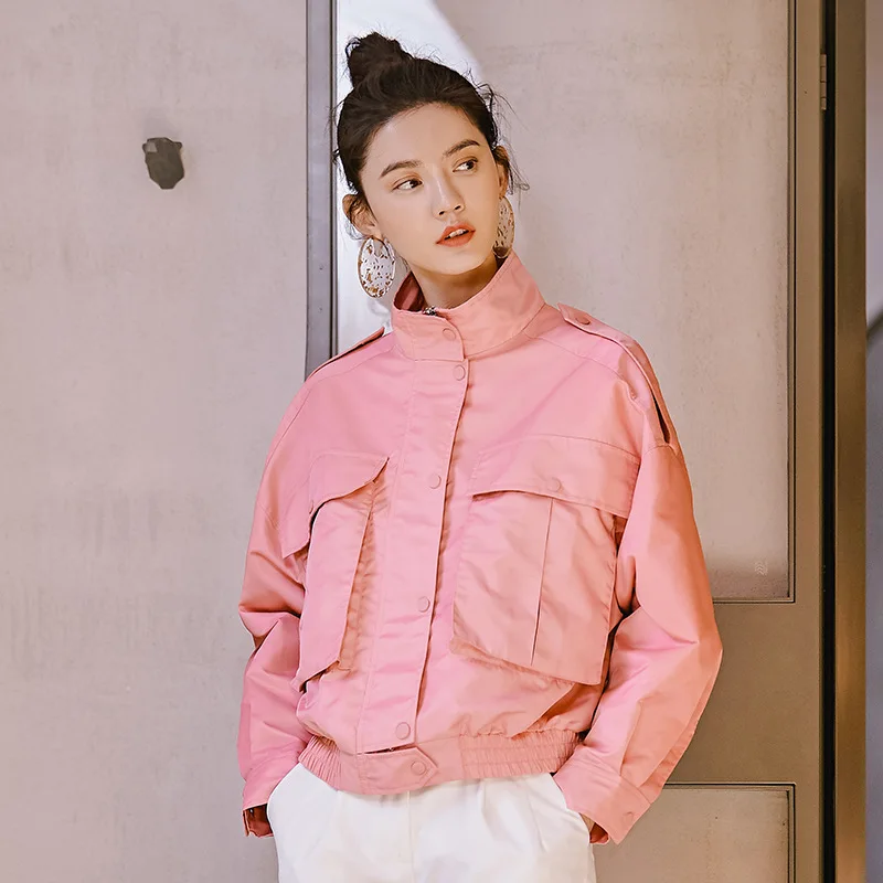 A8001 Autumn New Style Europe And America ATOP Popular Brand Non-mainstream Short Jacket Pink Street-Style Coat Women's
A8001 Autumn New Style Europe And America ATOP Popular Brand Non-mainstream Short Jacket Pink Street-Style Coat Women's