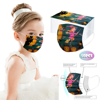 50pcs Disposable Mask Witch Print For Kids Mascarilla Mascarar Face Shields 3 Ply Halloween Masks Masque Mondkapjes Mascaras
50pcs Disposable Mask Witch Print For Kids Mascarilla Mascarar Face Shields 3 Ply Halloween Masks Masque Mondkapjes Mascaras