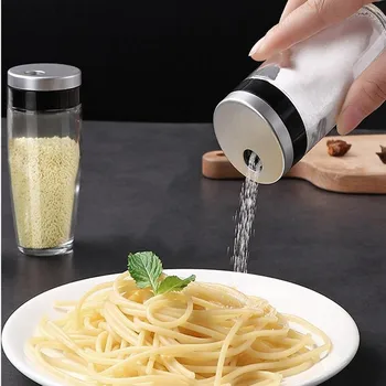 Transparent Glass Spice Jar Pepper Seasoning Shaker 3 Hole Position Rotation Adjustment Storage Bottles Cooking Kitchen Tools
Transparent Glass Spice Jar Pepper Seasoning Shaker 3 Hole Position Rotation Adjustment Storage Bottles Cooking Kitchen Tools