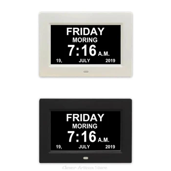 7 "Inch Digital Clock Calendar with Oversized Font Date Day Reminder for Elderly and Children Au 24 20 Dropship
7 "Inch Digital Clock Calendar with Oversized Font Date Day Reminder for Elderly and Children Au 24 20 Dropship