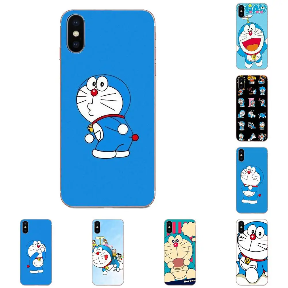 Фото Nobita Nobi Япония мультфильм Дораэмон синий кот для Xiaomi CC9 CC9E Mi 3 4 4i 5 5S 6 6X 8 9 SE Play Plus Pro Lite