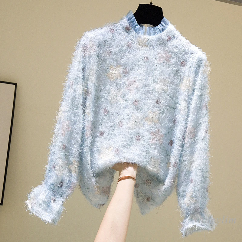 Long Sleeve Spring Blouse for Women Stand-up Collar Jacquard Lace Chiffon Shirt Female Lady All-Match Tops
Long Sleeve Spring Blouse for Women Stand-up Collar Jacquard Lace Chiffon Shirt Female Lady All-Match Tops