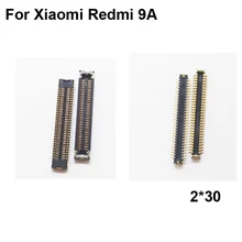 Connecteurs FPC pour Xiaomi Redmi 9A, 2 pièces, pour écran LCD, câble flexible sur carte mère=