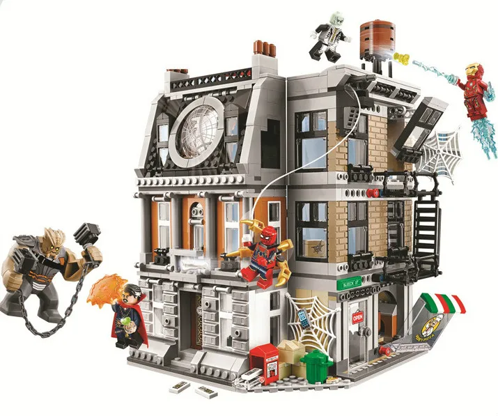 Super heroes Figures Marvel Avengers Infinity War Sanctum Sanctorum Showdown Iron man Spidermans model Building Blocks Toys
Super heroes Figures Marvel Avengers Infinity War Sanctum Sanctorum Showdown Iron man Spidermans model Building Blocks Toys