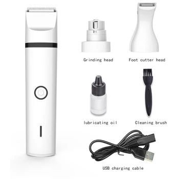 USB Rechargeable 3 IN 1 Dog Cat Hair Trimmer Pet Grooming Machine Pets Clippers Nail Grinding Hair Trimmer #Q
USB Rechargeable 3 IN 1 Dog Cat Hair Trimmer Pet Grooming Machine Pets Clippers Nail Grinding Hair Trimmer #Q