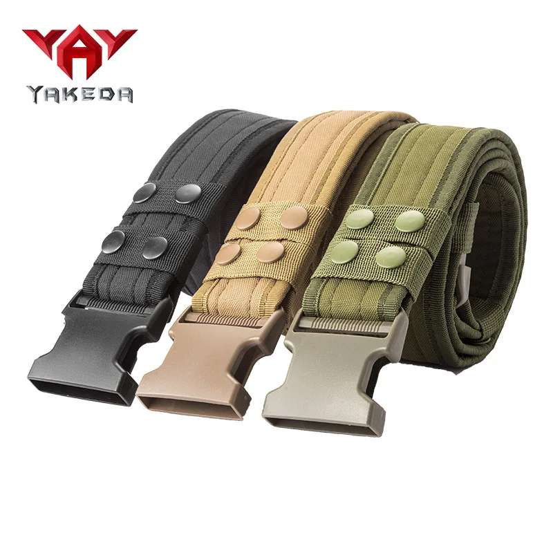 Manufacturers Wholesale Multi-functional Tactical Belt Outdoor Adventure Belt Army Fans CS Real Person Labor Safety Only Belt
Manufacturers Wholesale Multi-functional Tactical Belt Outdoor Adventure Belt Army Fans CS Real Person Labor Safety Only Belt