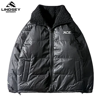LINDSEY SEADER Men's Reversible Winter Warm Jacket Coat Lambwool Heated Padded Puffer Jacket Oversize Male Parka Men's Clothing
LINDSEY SEADER Men's Reversible Winter Warm Jacket Coat Lambwool Heated Padded Puffer Jacket Oversize Male Parka Men's Clothing