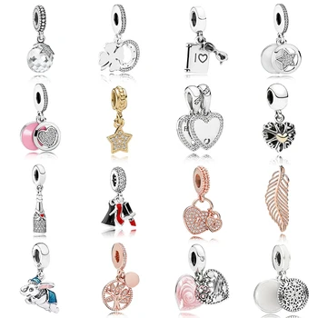 NEW 2019 100% 925 Sterling Silver Rose Gold Cola Dumbo Heart Shape Tree Pendant Charm Fit DIY Original Women Bracelet Jewelry 
NEW 2019 100% 925 Sterling Silver Rose Gold Cola Dumbo Heart Shape Tree Pendant Charm Fit DIY Original Women Bracelet Jewelry