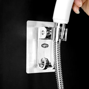 Free-punch Shower Handheld Holder Wall-mounted Shower Handset Hanger Bathroom Accessories 
Free-punch Shower Handheld Holder Wall-mounted Shower Handset Hanger Bathroom Accessories