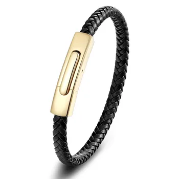 New Design Simple Pressure Button with 4 Color Choices Braceletes Stainless Steel New Year Birthday Gift
New Design Simple Pressure Button with 4 Color Choices Braceletes Stainless Steel New Year Birthday Gift