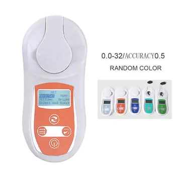 Digital Brix Refractometer Sugar Testing Meter 0-53% Temperature Compensation Sugar Juice Brix Concentration Detector
Digital Brix Refractometer Sugar Testing Meter 0-53% Temperature Compensation Sugar Juice Brix Concentration Detector
